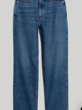 Madewell Perfect Vintage Straight Leg Jeans - Blue